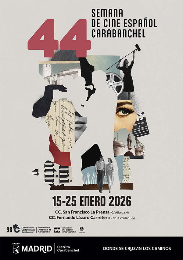 Cartel de la 44 Semana de Cine Español Carabanchel
