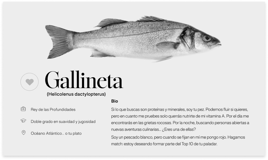 Ficha de la gallineta en Pezconocidos